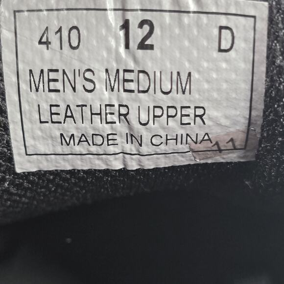 Orthofeet Shoes Mens 12 D Black Leather Walking Comfort Orthopedic Sneakers main image 3